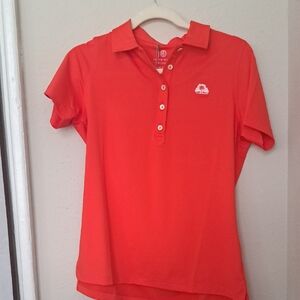 Women's Orange Polo Shirt